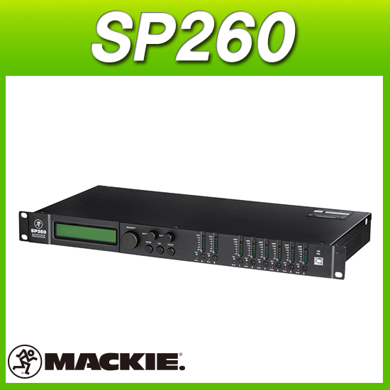 MACKIE SP260/맥키 스피커프로세서/EQ,Crossover,Delay기능(멕키 SP-260)