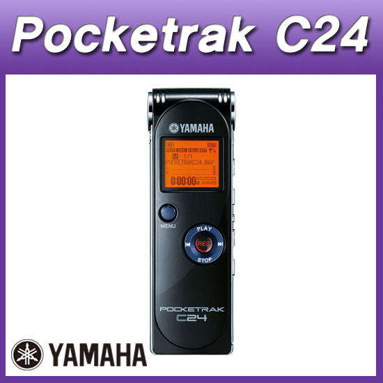 YAMAHA POCKETRAK C24/포켓레코더/음성녹음기/악기연주녹음/이동식레코더/초경량